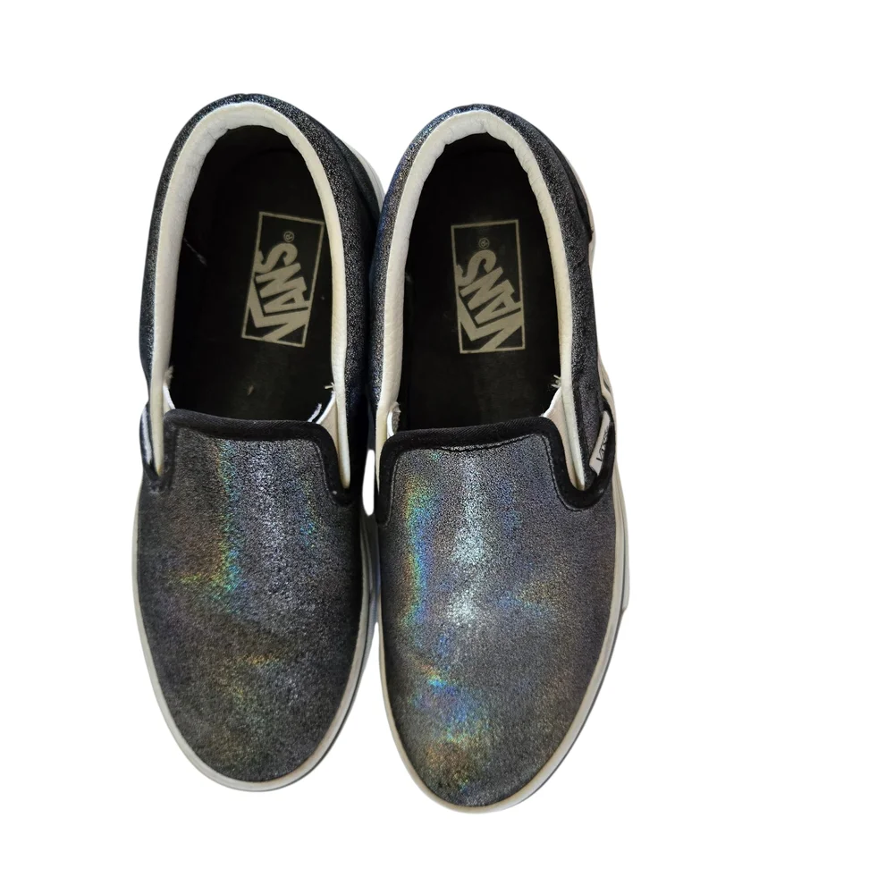 Vans Womens Black‎ Slip-On Shoes - Picture 2 of 13